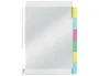Esselte Funda Multitaladro con Pestañas PP 85µ Cristal Liso A4 Set de 6