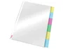 Esselte Funda Multitaladro con Pestañas PP 85µ Cristal Liso A4 Set de 6