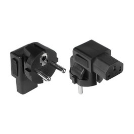GoodConnections Adaptador de corriente con contacto de protección a C13
