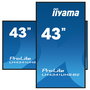 Iiyama Monitor Smart TV LH4341UHS-B2 108 cm (43") 4K Ultra HD IPS 3xHDMI USB 24/7 500 cd/m2 Android 8.0