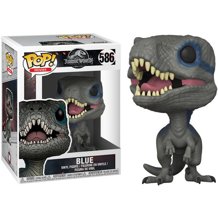 Funko POP Jurassic World Fallen Kingdom Figura Blue New Pose Vinilo 9cm