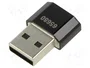 DeLOCK Adaptador de gráficos USB HDMI/USB-A Negro, Plata