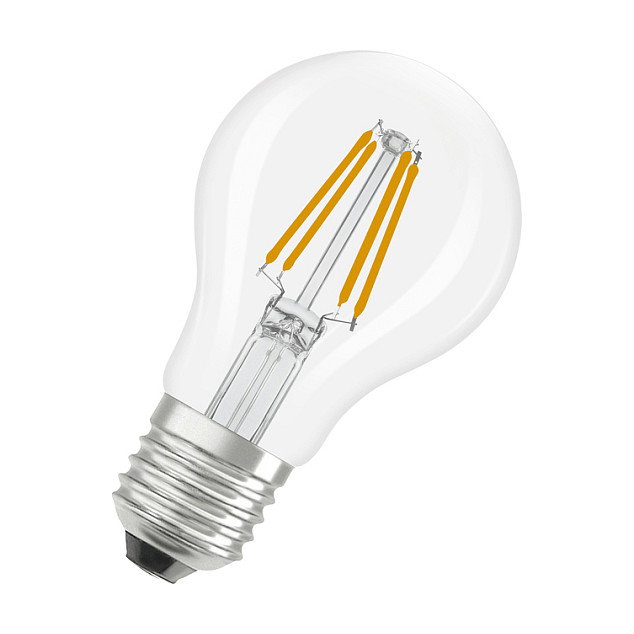 OSRAM LED Classic A 40 Filament DIM P Bombilla LED E27 3.4W (40W) 470lm Blanco Cálido 2700K Transparente Regulable