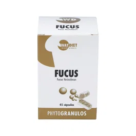 Waydiet Natural Products Fucus Phytogranulos 45 Cápsulas - Complemento Alimenticio para Apoyo en el Control del Peso