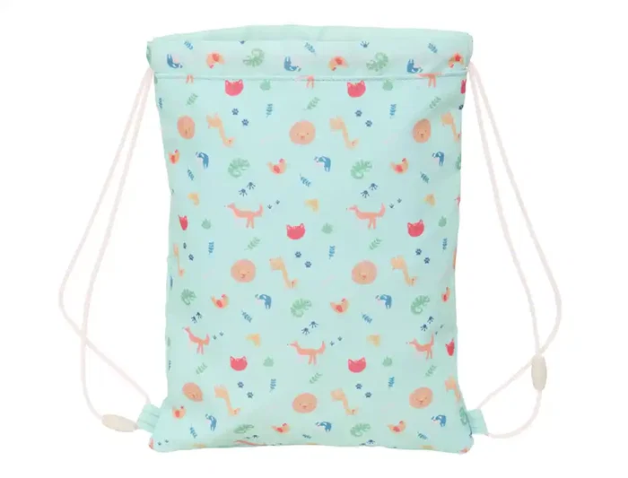 Bolsa Mochila con Cuerdas Safta Pandi Azul 26 x 34 x 1 cm