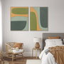 DKD Home Decor Cuadro Lienzo Moderno Surtido de 2 Unidades 60x80 cm