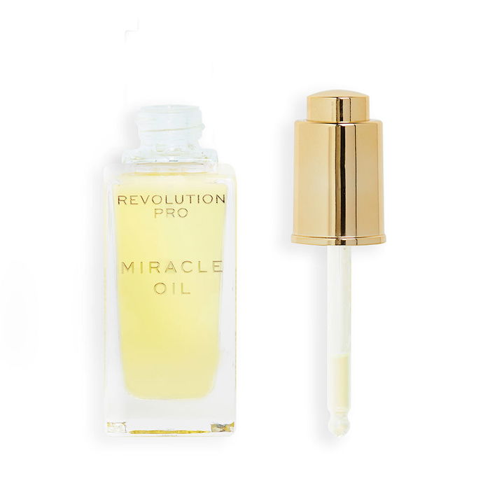 Revolution Pro MIRACLE OIL skincare 30 ml Aceite Facial Hidratante Antiarrugas Antiedad para Mujer Todo Tipo de Pieles Cruelty Free Vegano