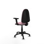 PIQUERAS Y CRESPO Silla de oficina Aýna Rosa con Brazos 2D
