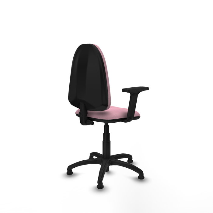 PIQUERAS Y CRESPO Silla de oficina Aýna Rosa con Brazos 2D