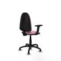 PIQUERAS Y CRESPO Silla de oficina Aýna Rosa con Brazos 2D