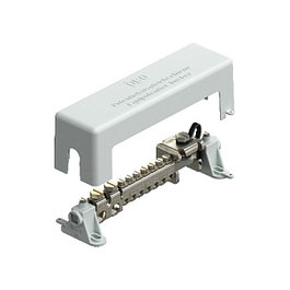 OBO Bettermann Barra de equipotencialidad 1801 VDE 217mm CuZn gris