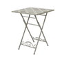 Basics Mesa metálica/mosaico plegable bistro marrakech para exterior 58 x 58 x 76 cm