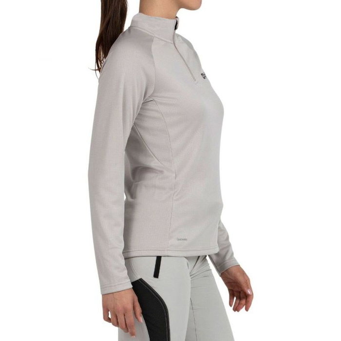 Camiseta de Manga Larga de Mujer +8000 Lua Gris claro