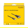 Delock Adaptador USB 2.0 Tipo-A a 1 x Serie RS-232 D-sub9 pin Macho