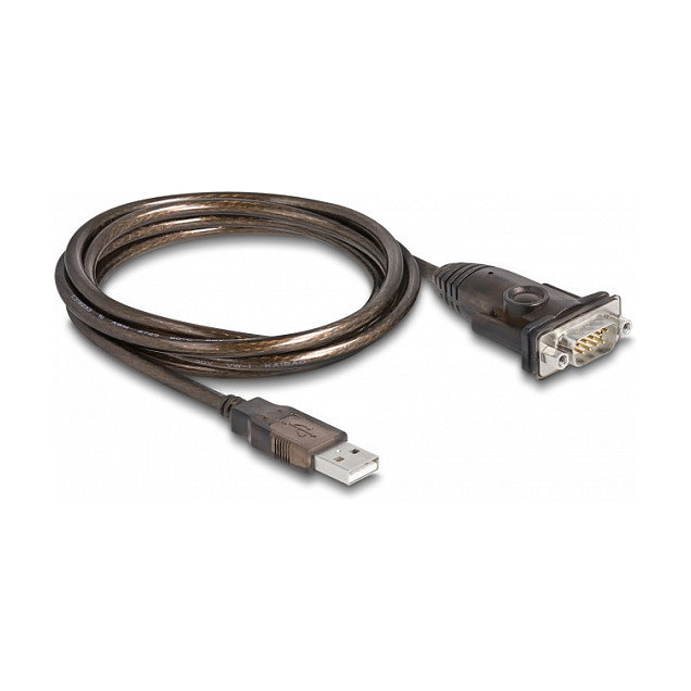 DeLOCK Adaptador USB 2.0 a RS-232 Serial DB-9 Macho PL-2303 GS, 1.5 m Negro, Compatible con Windows 10/11 y Linux DeLOCK Adaptador USB 2.0 a RS-232 Serial DB-9 Macho PL-2303 GS, 1.5 m Negro, Compatible con Windows 10/11 y Linux
