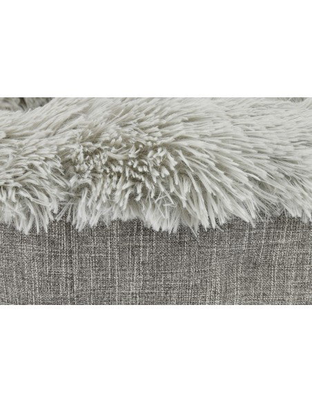 Nayeco Cuna Elegance para Perro o Gato, Gris, Tamaño S 50x20 cm, Interior de Pelo Largo, Cama Envolvente y Cálida Nayeco Cuna Elegance para Perro o Gato, Gris, Tamaño S 50x20 cm, Interior de Pelo Largo, Cama Envolvente y Cálida