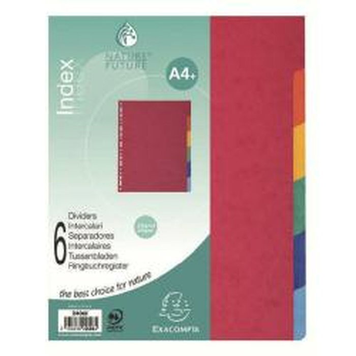 Exacompta Separadores Nature Future Cartulina Lustrada 225gr 12 Posiciones A4+