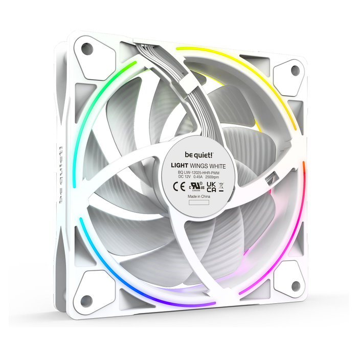 be quiet! Light Wings White 120mm PWM High-Speed Triple-Pack