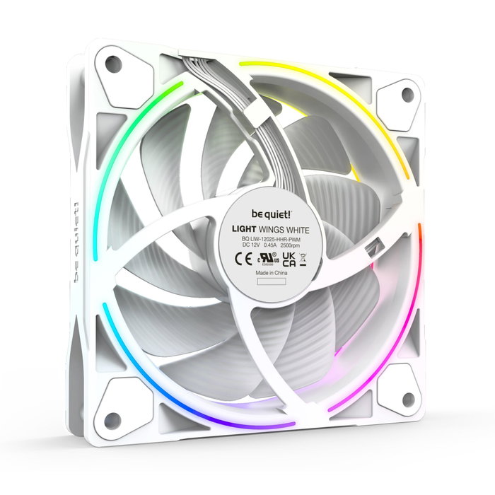 be quiet! Light Wings White 120mm PWM High-Speed Triple-Pack