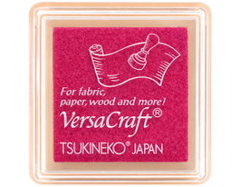 Tsukineko VERSACRAFT Tinta para textil rosa cereza 33x33mm