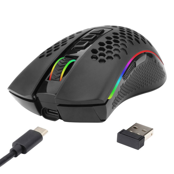 Redragon Storm Pro Wireless Gaming Ratón 16000 DPI RGB