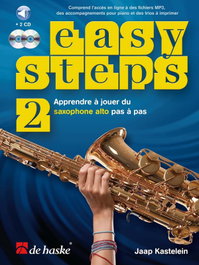 DE HASKE, EASY STEPS 2 SAXOPHONE: APPRENDRE A JOUER DU SAXOPHONE ALTO - AA.VV