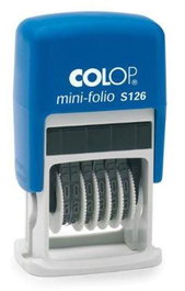 Colop Sello Printer S126 4 mm Numerador Español Azul-Negro