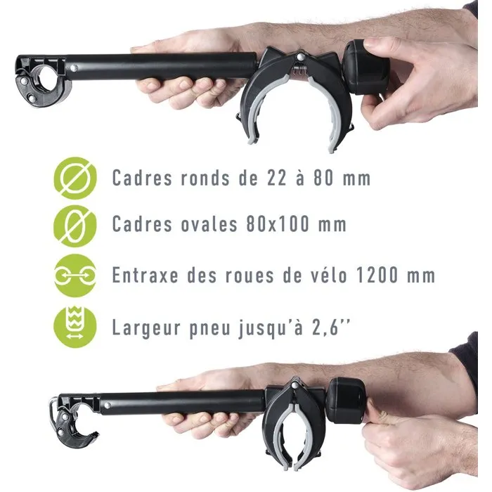 Green Valley Portabicicletas para coche de disco - Soporte para 2 bicicletas AAAQZ75695