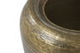 DKD Home Decor Set de 2 Maceteros de Aluminio Patinado Dorado Mundra