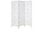 DKD Home Decor Biombo Blanco Mango Espejo 2 x 182 x 152 cm