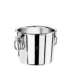 Mepra Italia Cubo Hielo - Cubo para servir hielo en acero inoxidable, 14 cm de diámetro x 13 cm de alto Mepra Italia Cubo Hielo - Cubo para servir hielo en acero inoxidable, 14 cm de diámetro x 13 cm de alto