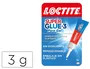 Loctite Pegamento Instantáneo Gel 3g Adhesivo Reposicionable Multimaterial para Madera, Plástico, Porcelana
