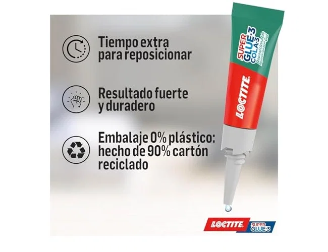 Loctite Super Glue-3 Gel Reposicionable 3 g Loctite Super Glue-3 Gel Reposicionable 3 g