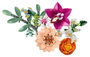 LEGO Botanical Ramo de Flores Fantasía en Rosa 10342
