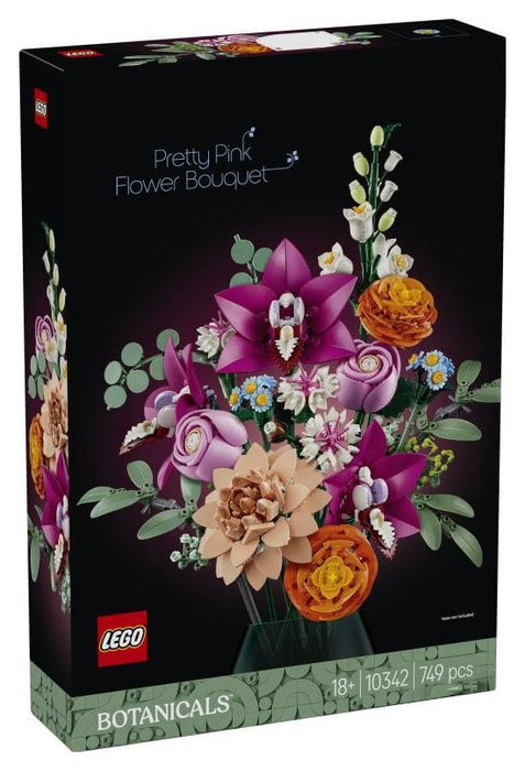 LEGO Botanical Ramo de Flores Fantasía en Rosa 10342 LEGO Botanical Ramo de Flores Fantasía en Rosa 10342