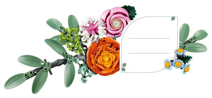 LEGO Botanical Ramo de Flores Fantasía en Rosa 10342 LEGO Botanical Ramo de Flores Fantasía en Rosa 10342
