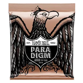 ERNIEBALL Juego Acústica Paradigm Phosphor Bronze 11-52 para Guitarra