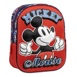 Cerdá Mochila Infantil 3D Mickey Disney Rojo