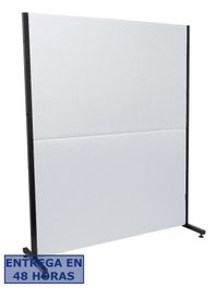 PIQUERAS Y CRESPO - Biombo oficina, ideal para espacios de trabajo, diseño fijo, perfecto para dividir áreas.
