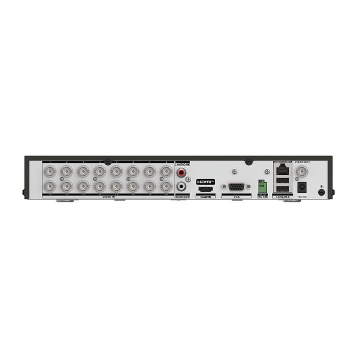 Hikvision Grabador de Vídeo DVR 16 Canales AcuSense 1080p H.265 1HDD 1U 5en1