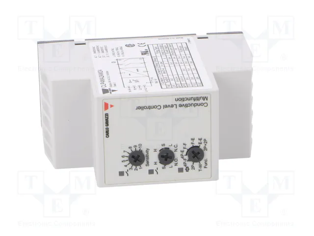 CARLO GAVAZZI CLP4MA2AM24 Relé de monitorización de nivel para líquido conductivo CARLO GAVAZZI CLP4MA2AM24 Relé de monitorización de nivel para líquido conductivo
