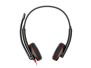 Poly Blackwire 3220 Auriculares Estéreo USB-C Negro con Adaptador USB-C a A