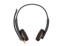 Poly Blackwire 3220 Auriculares Estéreo USB-C Negro con Adaptador USB-C a A