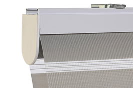 DKD Home Decor Estor Día-Noche Básico Gris Poliéster 190 x 120 cm