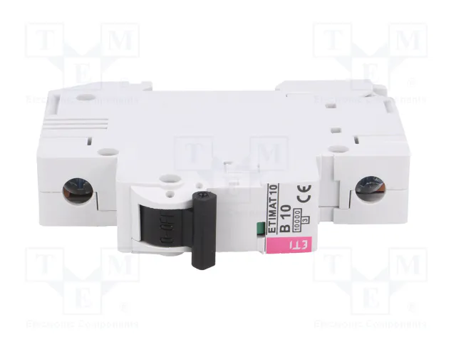 ETI POLAM ETIMAT 10 Interruptor magnetotérmico 1P 10A 10kA ETI POLAM ETIMAT 10 Interruptor magnetotérmico 1P 10A 10kA