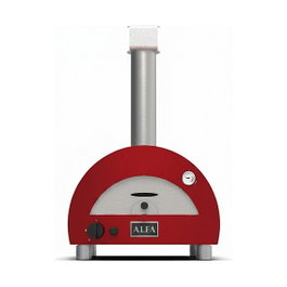 Alfa Forni Línea Moderna Horno de Pizza Portátil Rojo Antiguo
