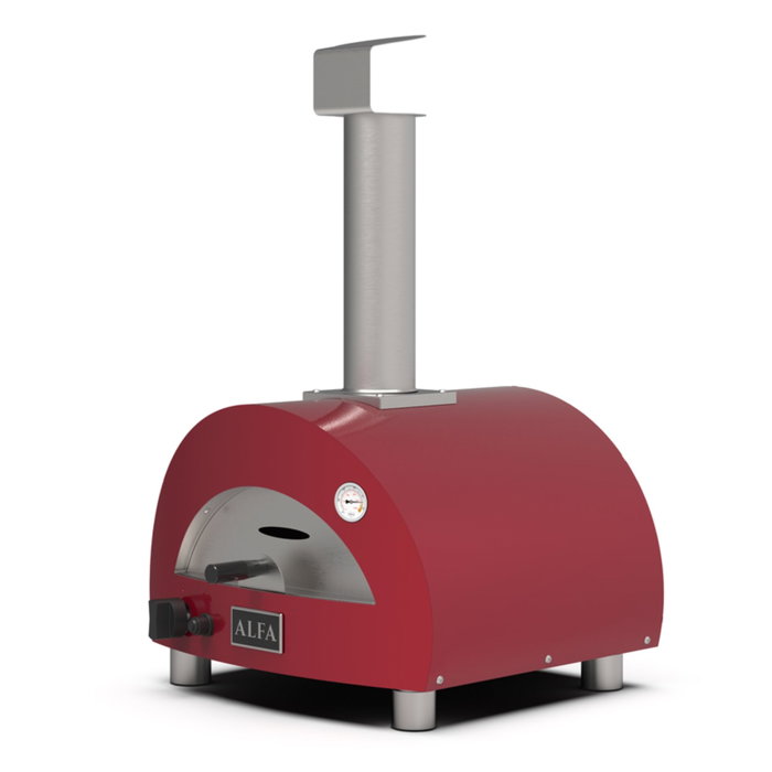 Alfa Forni Línea Moderna Horno de Pizza Portátil Rojo Antiguo Alfa Forni Línea Moderna Horno de Pizza Portátil Rojo Antiguo