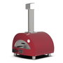 Alfa Forni Línea Moderna Horno de Pizza Portátil Rojo Antiguo