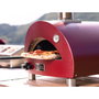 Alfa Forni Línea Moderna Horno de Pizza Portátil Rojo Antiguo