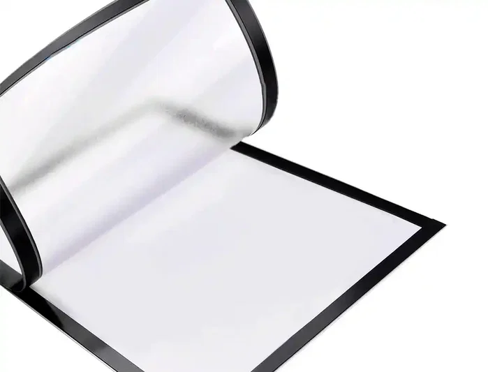 Liderpapel Marco Porta Anuncios Magnético DIN A4 Negro Adhesivo Removible